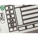 Tür links Ford Fiesta 5 V 3 türig Farbcode 62 Farbe Polarsilber Silber Metallic