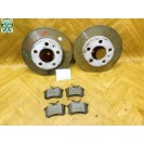Bremsscheibe x 2 Stück Bremsbeläge Set Seat Ibiza 4 IV hinten 1J0615601N