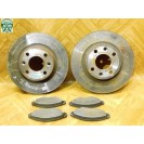 Bremsscheibe x 2 Stück Bremsbeläge Set Renault Kangoo 2 II vorne 7701210081