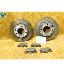 Bremsscheibe x 2 Stück Bremsbeläge Set Peugeot 206 CC hinten 96012770