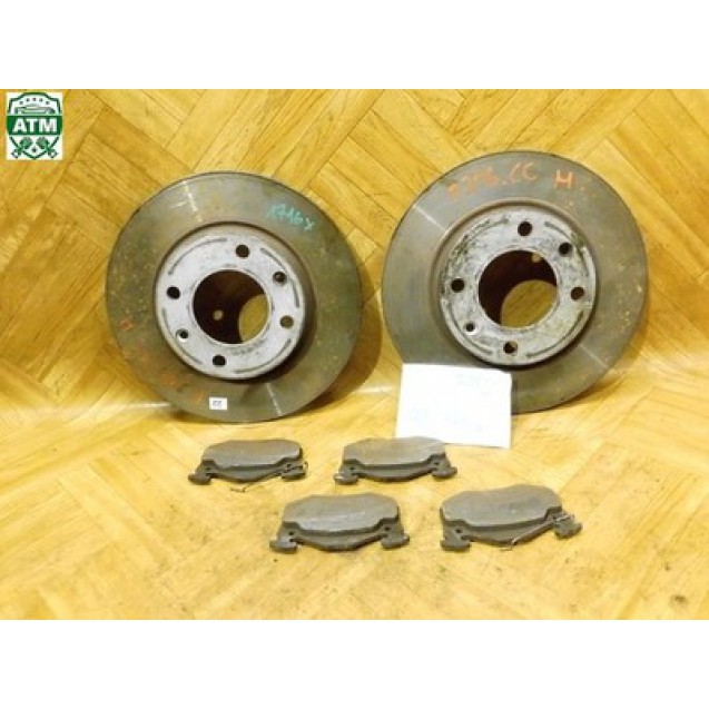 Bremsscheibe x 2 Stück Bremsbeläge Set Peugeot 206 CC hinten 96012770