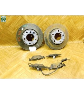 Bremsscheibe 2 Stück Bremsbeläge Set BMW 3 E46 vorne 3411-1160674