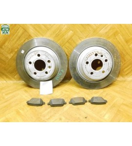 Bremsscheibe 2 Stück Bremsbeläge Set Ford Galaxy 3 hinten 1379931 6G912A315BA