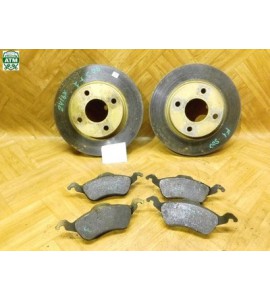 Bremsscheibe 2 Stück Bremsbeläge Set Ford Focus 1 98AB1125BD 1148202 1323620