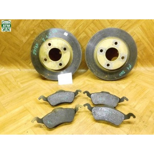 Bremsscheibe 2 Stück Bremsbeläge Set Ford Focus 1 98AB1125BD 1148202 1323620