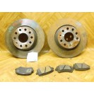 Bremsscheibe x 2 Stück Bremsbeläge Set VW Passat B6 hinten 3C0615601