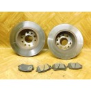 Bremsscheibe x 2 Stück Bremsbeläge Set VW Passat B6 hinten 3C0615601