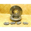 Bremsscheibe x 2 Stück Bremsbeläge Set VW Passat B6 hinten 3C0615601