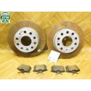 Bremsscheibe x 2 Stück Bremsbeläge Set vorne Seat Leon 2 II 1P1 1K0615601K