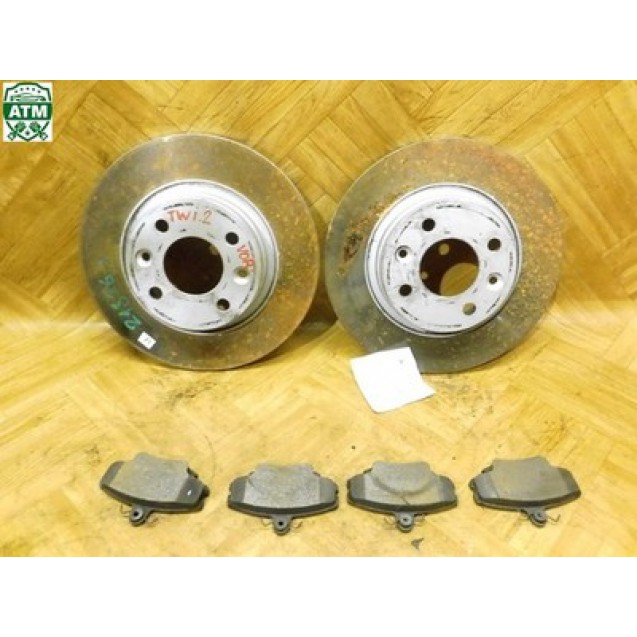 Bremsscheiben x 2 Stück Bremsbeläge Set vorne Renault Twingo 2 II 7701207795