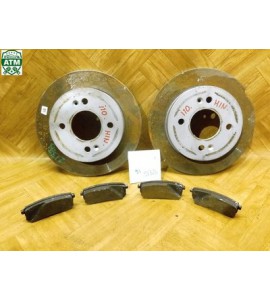 Bremsscheiben x 2 Stück Bremsbeläge Set hinten Hyundai i10 5841107300