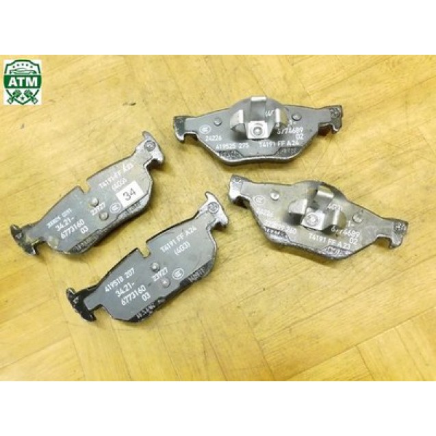 Bremsklötze Reparatursatz Bremsbeläge Hinten  BMW 1 E81 3 E90 X1 E84 34216774692