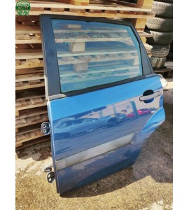 Tür hinten links Ford Fiesta 5 V 5 türig Farbcode C6 Farbe Petrol Blue Blau