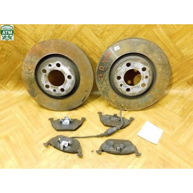 Bremsscheibe x 2 Stück Bremsbeläge VW Golf 4 VI vorne 1J0615301E