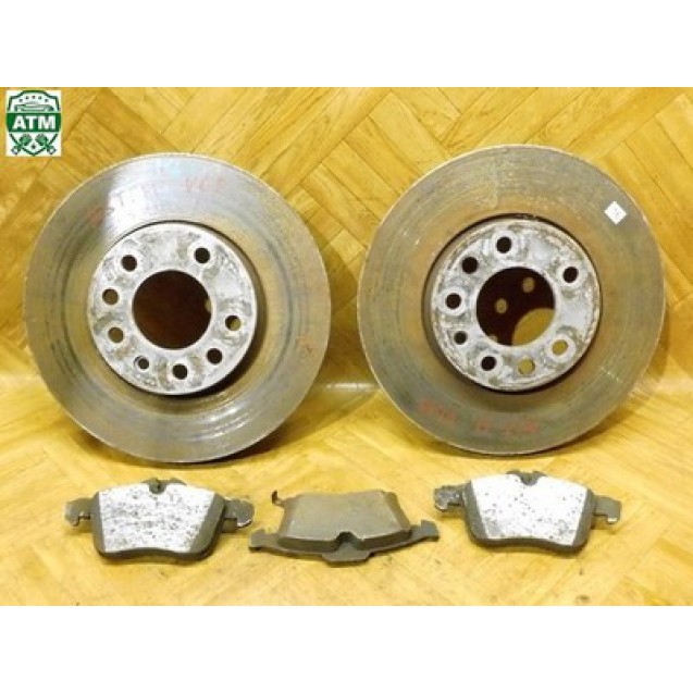 Bremsscheibe x 2 Stück Bremsbeläge Set Opel Astra H vorne 90539466 93197592