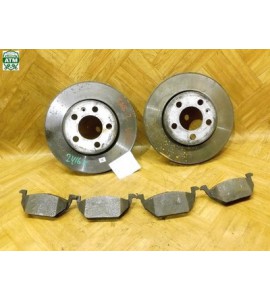 Bremsscheibe 2 Stück Bremsbeläge Set Skoda Fabia 2 vorne 6Q0615301
