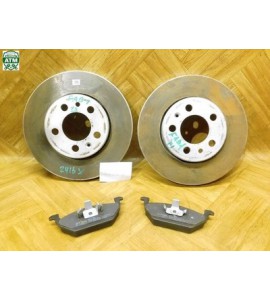Bremsscheibe 2 Stück Bremsbeläge x 2 Stück Set vorne Skoda Fabia 1 1J0615301D
