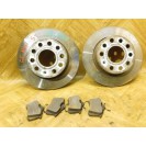 Bremsscheibe x 2 Stück Bremsbeläge Set VW Golf 5 V 5 türig hinten 1K0615601AB