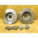 Bremsscheibe x 2 Stück Bremsbeläge Set VW Golf 5 V 5 türig hinten 1K0615601AB