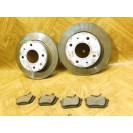 Bremsscheibe x 2 Stück Bremsbeläge Set Mitsubishi Colt hinten 4605A076