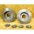 Bremsscheibe x 2 Stück Bremsbeläge Set Mitsubishi Colt hinten 4605A076