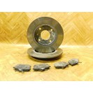 Bremsscheibe x 2 Stück Bremsbeläge Set Mitsubishi Colt hinten 4605A076