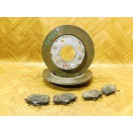 Bremsscheibe x 2 Stück Bremsbeläge Set Mitsubishi Colt hinten 4605A076