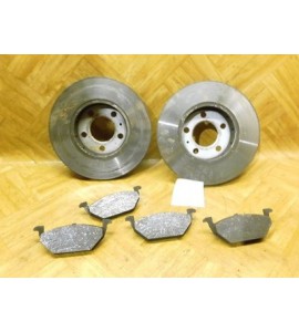 Bremsscheibe x 2 Stück Bremsbeläge Set Seat Ibiza 4 IV vorne 1J0615301D