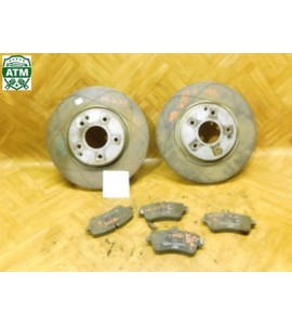 Bremsscheibe x 2 Stück Bremsbeläge Set Mercedes Benz C-Klasse W203 A2034210512