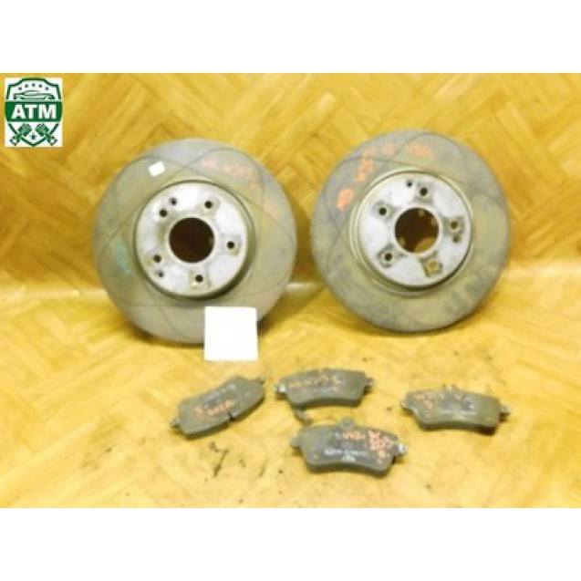 Bremsscheibe x 2 Stück Bremsbeläge Set Mercedes Benz C-Klasse W203 A2034210512