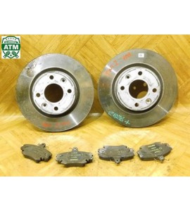 Bremsscheibe x 2 Stück Bremsbeläge Set Renault Twingo 2 II 7701207795