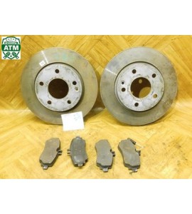 Bremsscheibe x 2 Stück Bremsbeläge Set Mercedes Benz A-Klasse W168 A1684210112