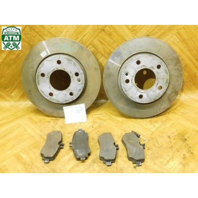 Bremsscheibe x 2 Stück Bremsbeläge Set Mercedes Benz A-Klasse W168 A1684210112