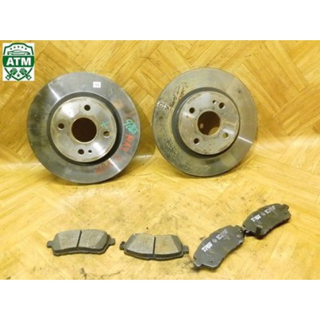 Bremsscheibe x 2 Stück Bremsbeläge Set Mazda 2 DD593325XA DD59-33-25XA