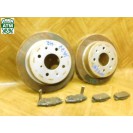 Bremsscheibe x 2 Stück Bremsbeläge Set hinten Honda Jazz 42510SELT50