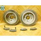 Bremsscheibe x 2 Stück Bremsbeläge Set hinten Honda Jazz 42510SELT50