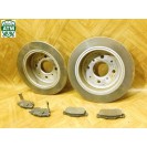 Bremsscheibe x 2 Stück Bremsbeläge Set hinten Honda Jazz 42510SELT50