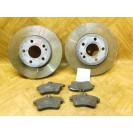 Bremsscheibe x 2 Stück Bremsbeläge Mercedes Benz A-Klasse W169 vorne A1694210212