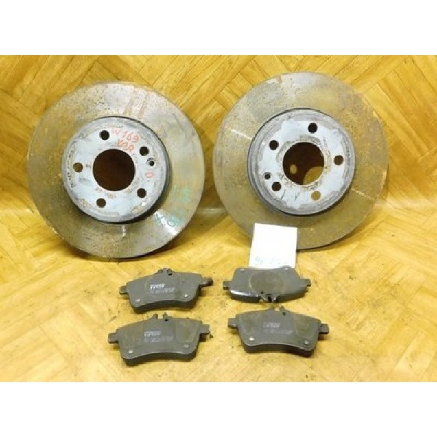 Bremsscheibe x 2 Stück Bremsbeläge Mercedes Benz A-Klasse W169 vorne A1694210212