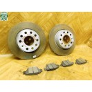 Bremsscheiben x 2 Stück Bremsbeläge Set hinten Skoda Octavia 2 II 1K0615601AA