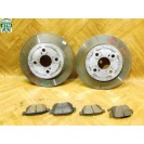 Bremsscheiben x 2 Stück Bremsbeläge Set hinten Toyota Yaris 2 II 42431-52080