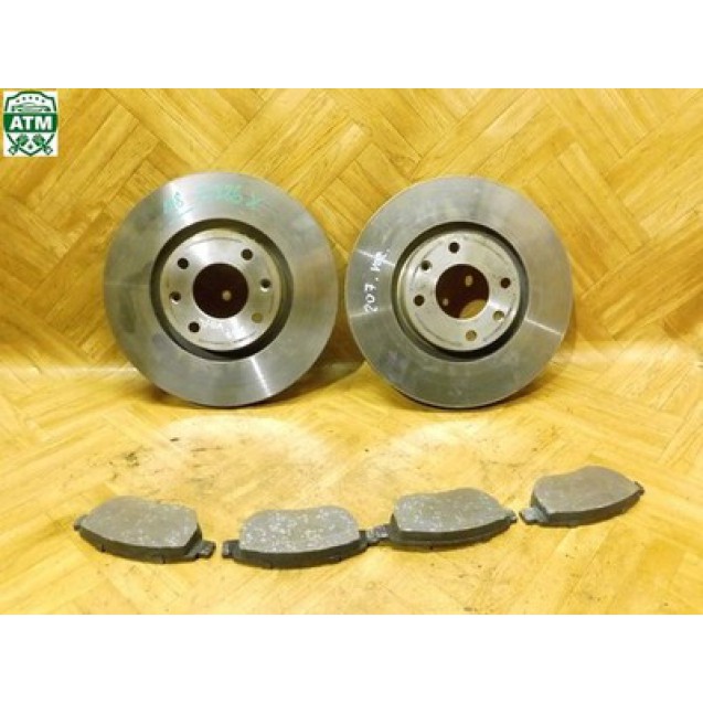 Bremsscheiben x 2 Stück Bremsbeläge Set vorne Peugeot 207 1613703980