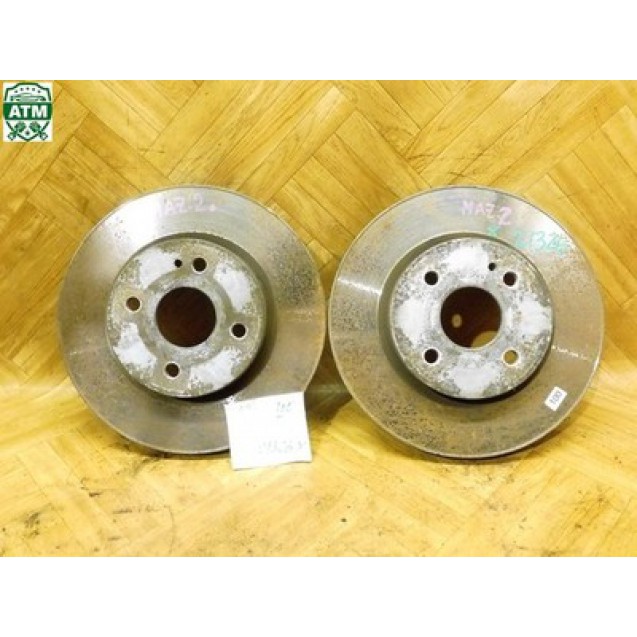 Bremsscheibe Bremsscheiben x 2 Stück Mazda 2 II DD323325X