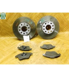 Bremsscheiben x 2 Stück Bremsbeläge Set vorne VW Golf 5 V 1K0615301K