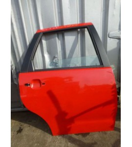 Tür hinten rechts Seat Ibiza 4 türig Farbe Rot elektrischer Fensterheber