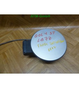 Tankklappe Tankdeckel VW Golf 4 IV 3 türig Benzin Farbcode LB7Z Satinsilber