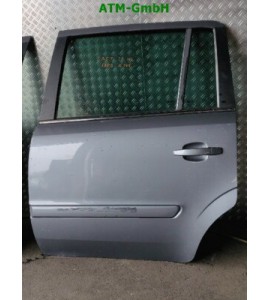 Tür Opel Zafira B hinten links Farbcode Z155 Farbe Moonland Grau Metallic
