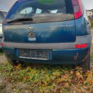 Stoßstange hinten Opel Corsa C 3 türig Farbcode 20M 77U Farbe Petrolblau Blau