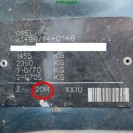 Stoßstange hinten Opel Corsa C 3 türig Farbcode 20M 77U Farbe Petrolblau Blau