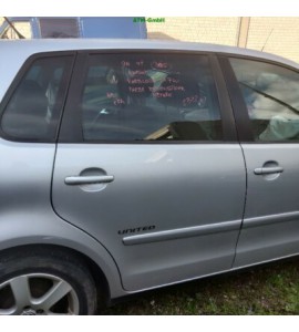 Tür hinten rechts VW Polo 9N3 4 türig Farbcode LA7W Reflex Silber Metallic